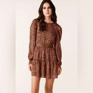 AX Paris Red Patterned Dress Women’s Size 14 NWT